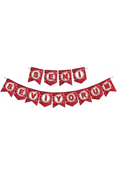 Yıldızan Adn Shop Zikzak Banner I Love You M379 920026