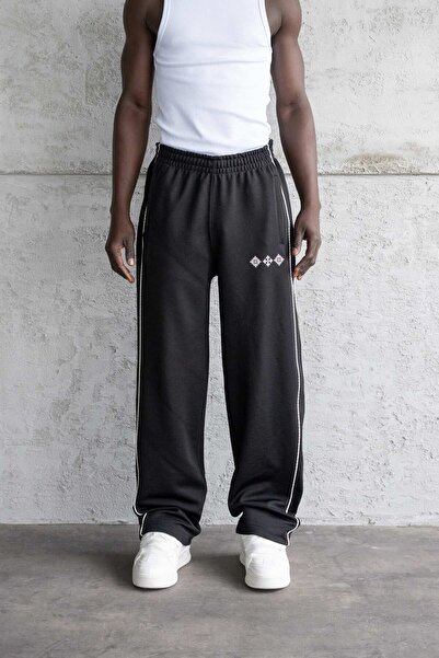 Machinist Men's Printed Sweatpants Black