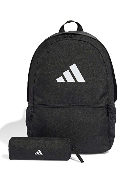adidas Κλασικό Σετ Σακιδίου Πλάτης με Θήκη Στυλό, Τσάντα Unisex, ΜΑΥΡΟ