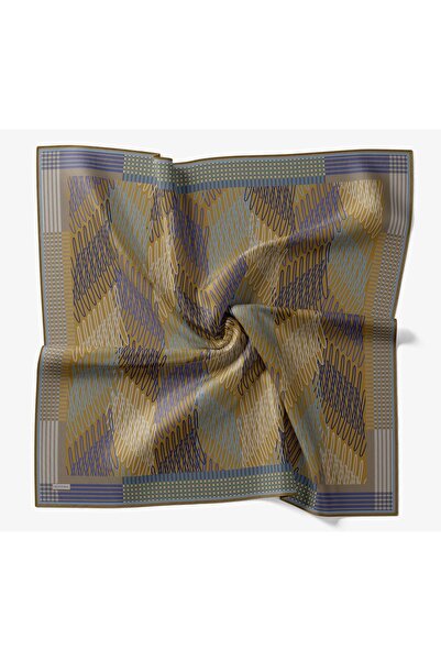 Silk Home Soft Scarf Sketch Oil Green