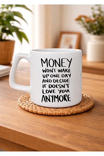 Eylül Design English Motto Series Printed Special Design Mug Cup Luxury Coffe...