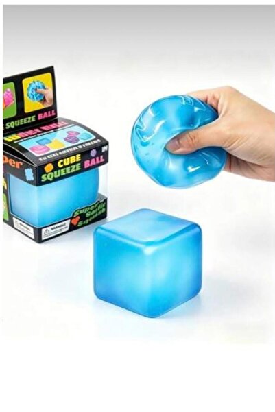 abnturk Süper Yumuşak Kare Squish Jel Stres Oyuncağı Slime Sukuşi