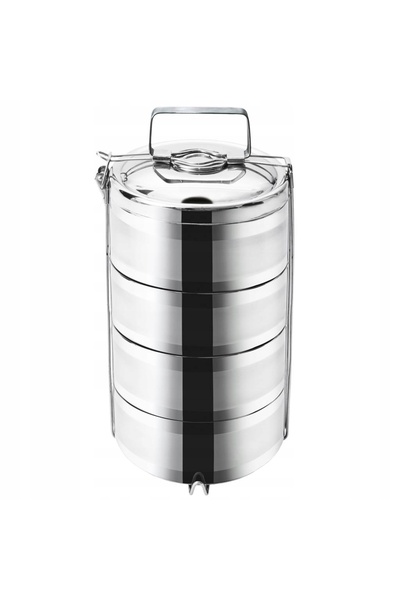 Orionis Cutie termică de prânz din oțel cu 4 compartimente, 4x1.1 l
