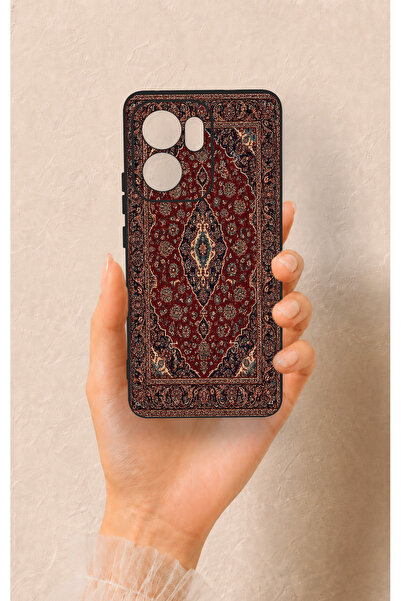 Vip Case Oppo Reno 13F Uyumlu Acem Halı Desenli Silikon Kılıf