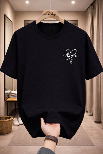 Pink Sky Premium Oversize T-Shirt 100% Cotton Unisex Comfortable Fit Trending...