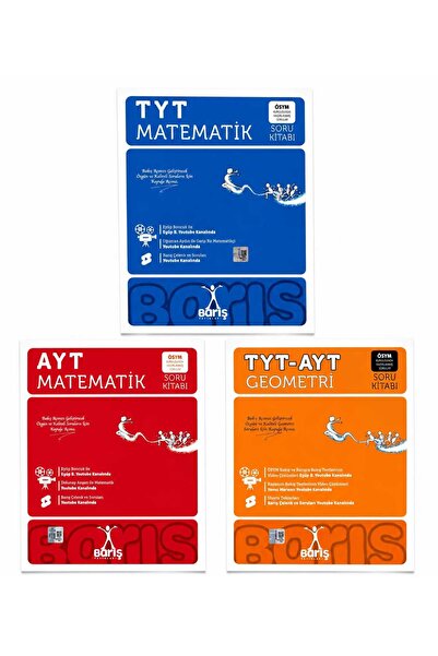 Barış Yayınları TYT-AYT 3 LÜ SET TYT MAT-TYTAYT GEOMETRİ SORU-AYT MAT SORU ) ...