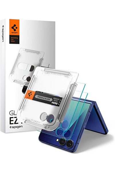Spigen GLAStR EZ-Fit Samsung Galaxy Z Flip 8 Screen Protector | Z Flip 7 Fron...