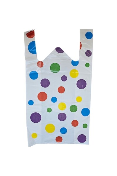 OEM Set de 50 de pungi tip maieu, multicolore, 50 microni, 27cmx35cm