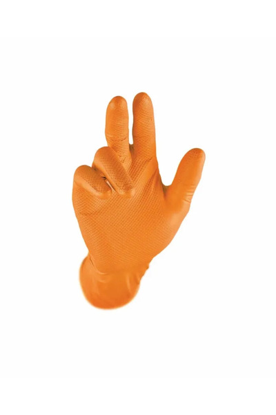 ardon Nitrile impregnated protective gloves, oil resistant, Grippaz, orange c...