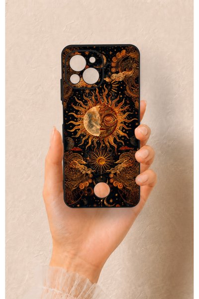 Vip Case Reeder S23 Pro Max Compatible Mystic Sun Patterned Silicone Case