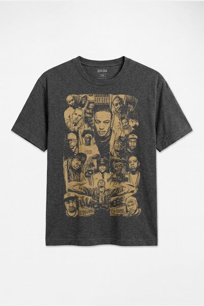 Kretas Rap Masters Hip Hop Dr Dre 2Pac Eminem Biggie Snoop Dogg Tricou Unisex...