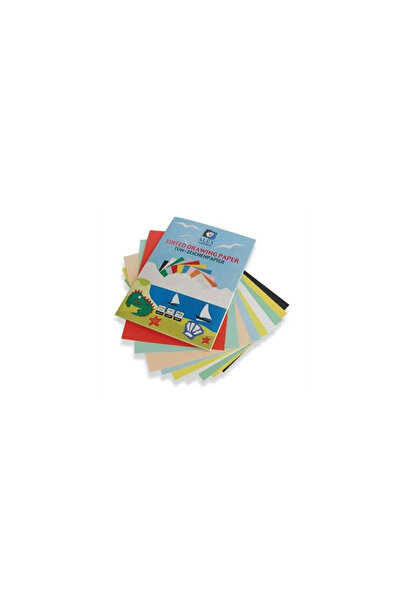 Alex Schoeller Alex College Cardstock 120 Grams (25*35 cm) 10-Pack Mixed Colo...