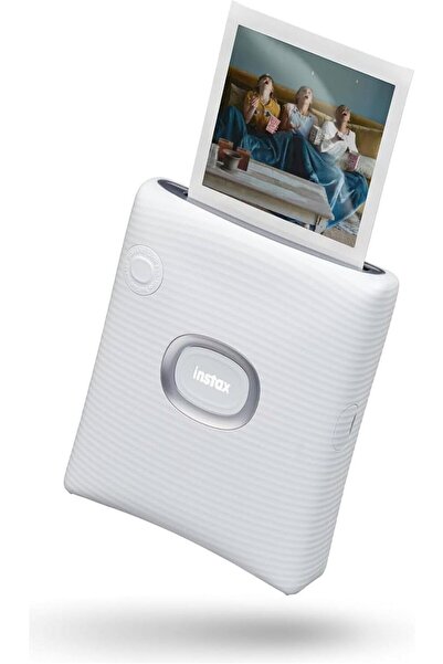 Fujifilm Instax Square Link Smartphone Printer (White) + Instax Mini Pal Digi...