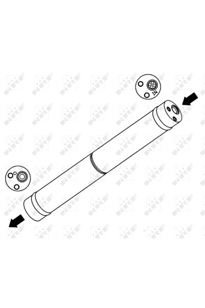NRF Uscator Aer Conditionat Seat Arosa Vw Lupo 1/Polo/XL1 1995-2014