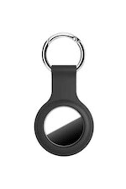 OEM Husa silicon pentru Apple AirTag, negru, tip breloc