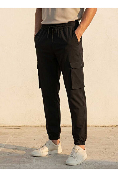 Love Pangolin Drawstring Waist Cargo Joggers