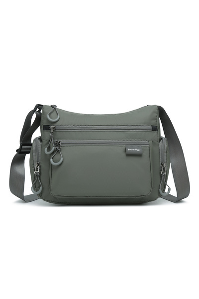 SMART BAGS Dark Gray Medium Size Multi-Pocket Waterproof Ultra Light Fabric W...