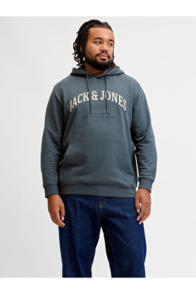 Jack & Jones Plus Kapuzenpullover Plus Size Logo Kapuzenpullover