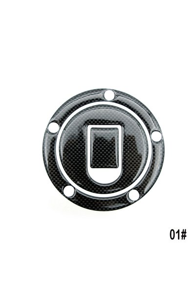 Choice 01 Carbon Fiber Fuel Gas Oil Cap Tank Pad Tankpad Protector Sticker Fo...