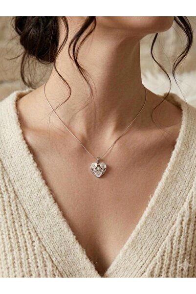 Beykan handmade Flora Heart/Floral Heart Necklace