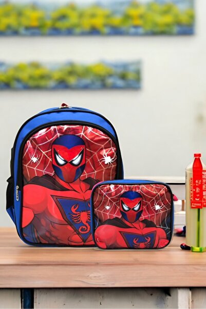 WORKINBAG حقيبة مدرسية للأولاد باللون الأزرق الداكن