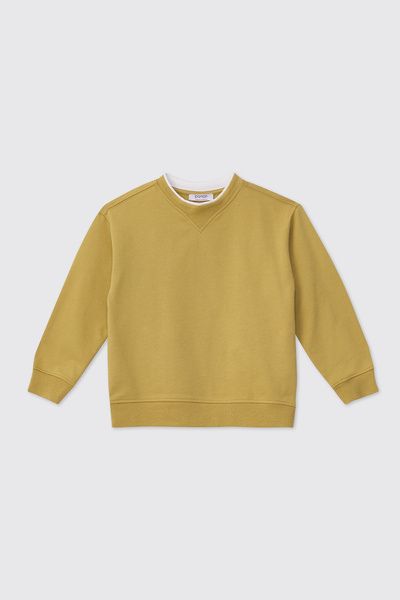 Panço Erkek Çocuk Yeşil Sweatshirt