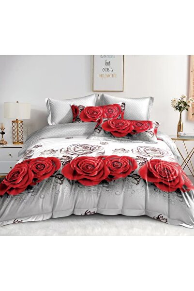 CHIRASO Set Lenjerie Pat CHIRASO, 4 Piese, Bumbac Satinat, Cearceaf clasic 22...