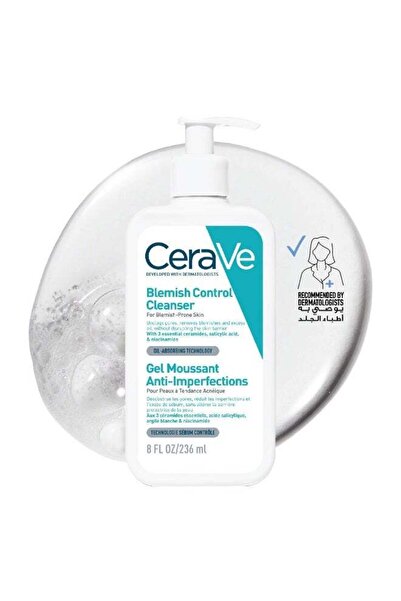 CeraVe Blemish Control Face Cleanser With 2% Salicylic Acid & Niacinamide For...