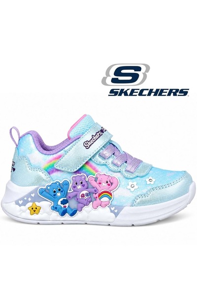 SKECHERS S-Lights Lil Snugs 302392N Ortopedik Işıklı Çocuk Spor Ayakkabı YEŞİL