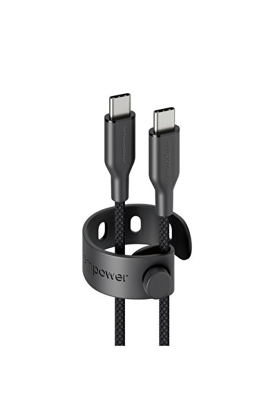 EMPOWER ™   من بانزر جلاس ®   كابل USB-C إلى USB-C للسباقات بقوة 60 واط |   ي...
