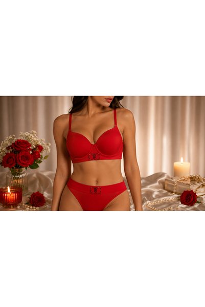 Kelebeklingerie Push Up Sütyen String Takım