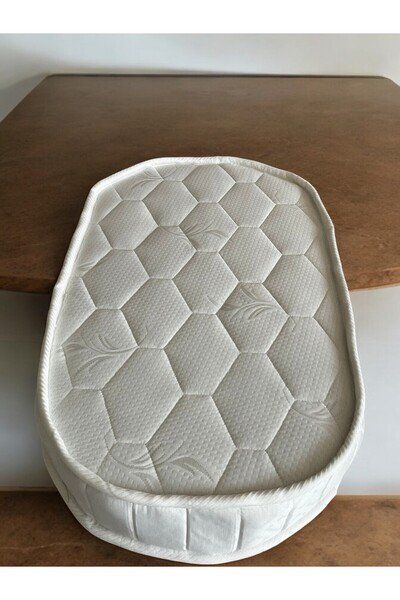 Yumurcak Yatak BEBEK YATAĞI OVAL YATAK SEPET BEŞİK ANNE YANI 50X80