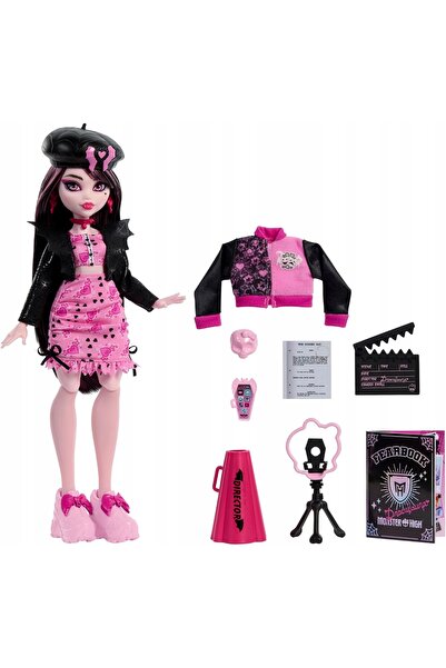 MONSTER HIGH LALKA DRACULAURA FEARBOOK Sperietoare cu accesorii de film