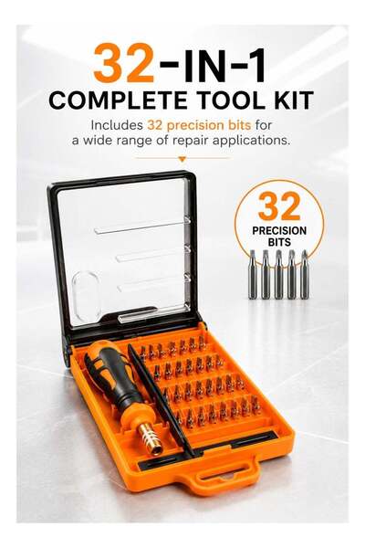 Jakemy 32-in-1 Precision Screwdriver Set with Magnetic Bits | Professional El...