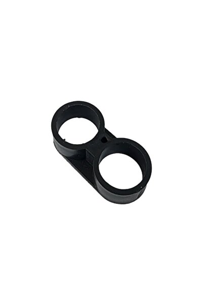 flores Set de 100 x Cleme duble din plastic pentru furtun de irigare, Negru, ...