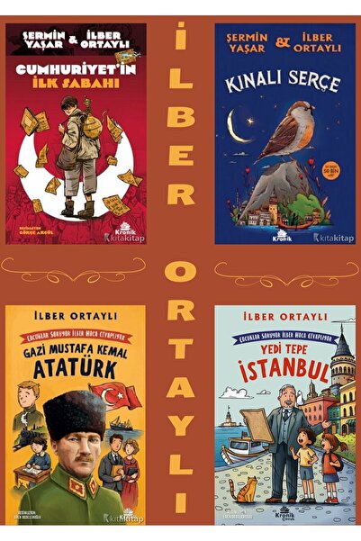 Kronik Kitap İLBER ORTAYLI ÇOCUKLAR İÇİN OKUMA KİTABI SETİ+KRAFT DEFTER HEDİY...