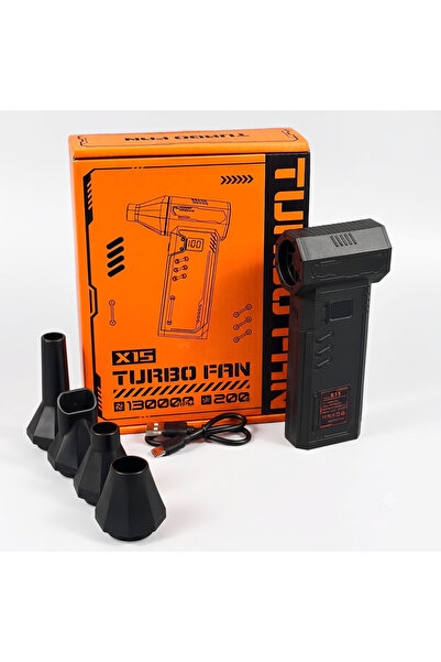OEM Mini Suflanta Aer Comprimat Turbo Fan X15, Portabila, 130000 RPM, Ecran D...