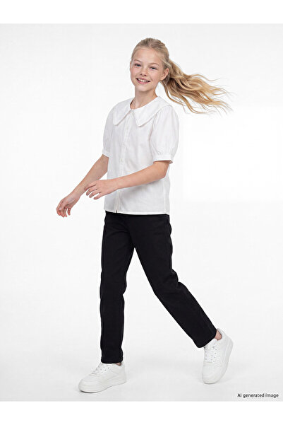 LC Waikiki Regular Fit Girls' Gabardine Trousers