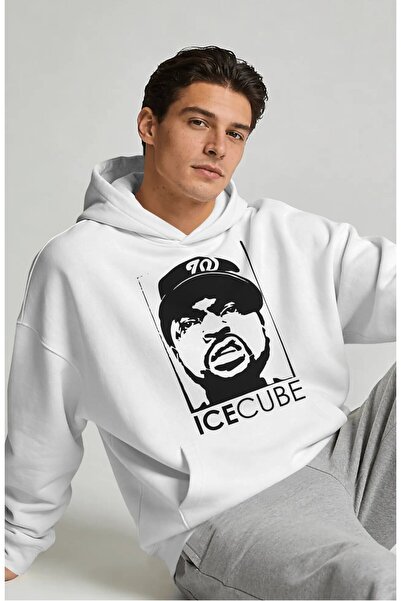 SEVBANO Ice Cube Rapper Singer Back Printed Unisex Oversize Premium Hoodie