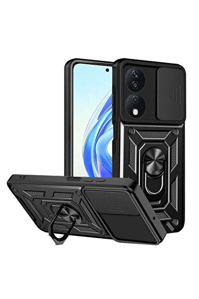 Techsuit Husă pentru Honor X7b, Seria CamShield, albastru - negru