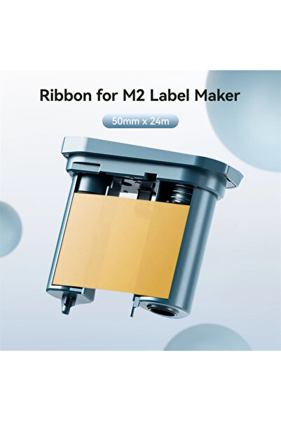 Choice9 Gold Ribbon NIIMBOT M2 M3 Laser Silver Heat Thermal Transfer Label Ha...