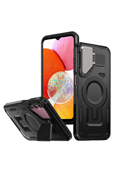 Techsuit Husă pentru Samsung Galaxy A14 5G, CamVault MagSafe, negru - negru