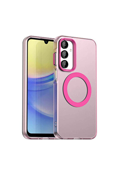 Techsuit Husă pentru Samsung Galaxy A16 4G, CandyCase MagSafe, alb - roz