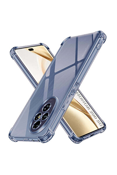 Techsuit Husă pentru Honor 200, din silicon transparent, rezistentă la șocuri...