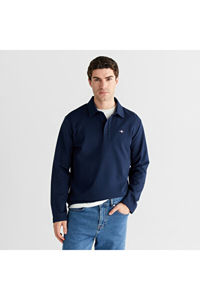 Gant Erkek Lacivert Regular Fit Polo Yaka Polo