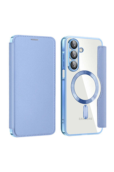 Techsuit Husă pentru Samsung Galaxy A17 5G, SmartMag Book Case, albastru - al...