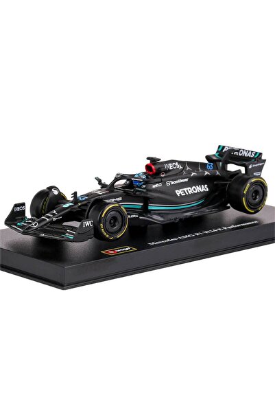 BBURAGO Sigilat- Mercedes AMG W14 E Performance 2023 F1 #63 Russell cu casca-...