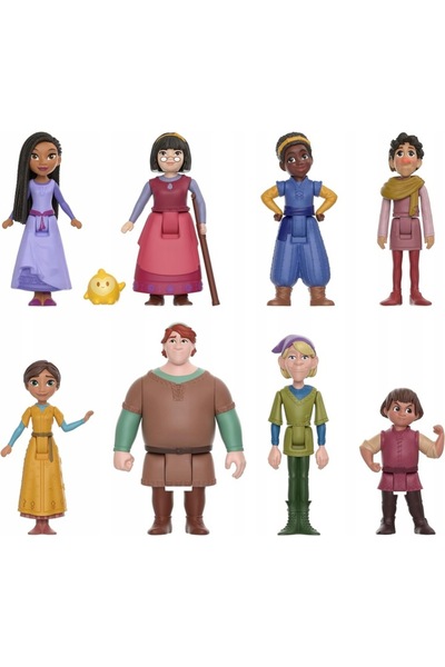 mattel Figurine Disney Wish Set de figurine Wish HPX36 Magical World of Rosas