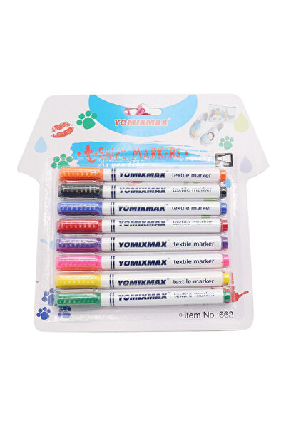 Choice 8 colors set-B 8 Colors/Set Fabric Paint Marker Pen Clothes Textile DI...