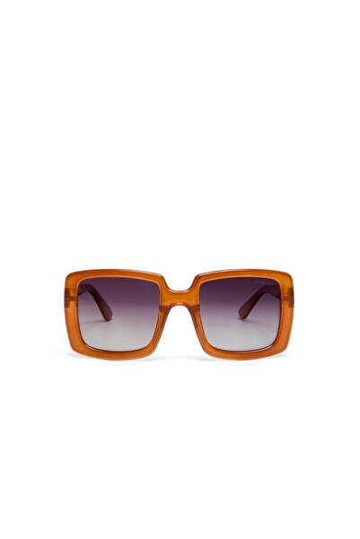 Okkia Club Ischia Black Lens Polarized Sunglasses Honey Color